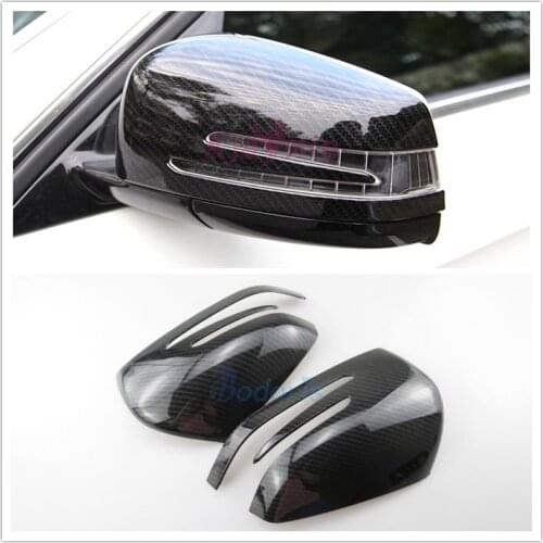 Rearview Mirror Cover Side Wing Cap Shell Case Moulding Trims For Mercedes Benz AMG W166 C292 X166 GLE Wagon Coupe GL Accessory