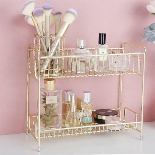 Bathroom Storage Rack Desktop Cosmetics Storage Box Multi-layer Skin Care Products Storage Organizer Kitchen Finishing Rack