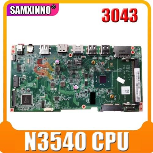 Original Laptop motherboard For DELL Inspiron 3043 Pentium N3540 Mainboard CN-0MFRMC 0MFRMC DAQF2AMB6A0 SR1YW