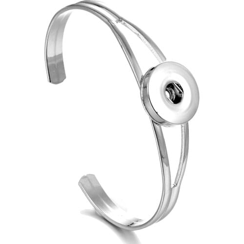 Gold Silver plated 2020 Selling Sterling Jewelry One Direction Bracelets For Metal 18mm Snap Button Bracelet