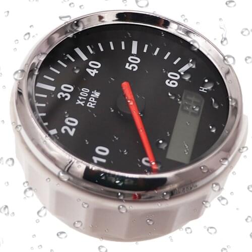 Diesel Engine Tachometer for Boat Marine Auto LCD Digital Tacho RPM meter Gauge 12 V 24 V Lap timer Hour meter