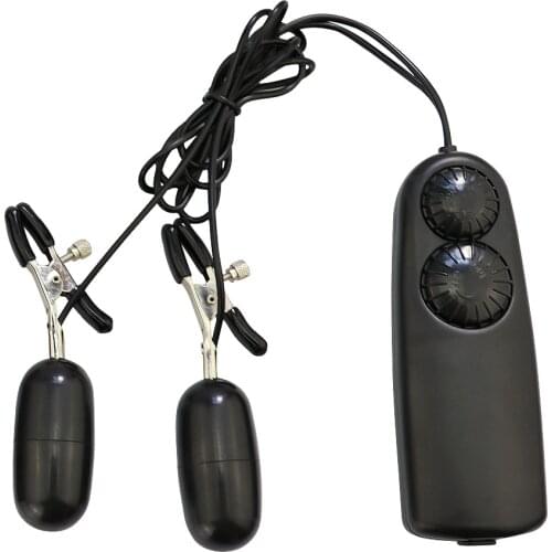 Nipple clamp breast massage clitoral stimulator sex toy women female masturbation nipple vibrator