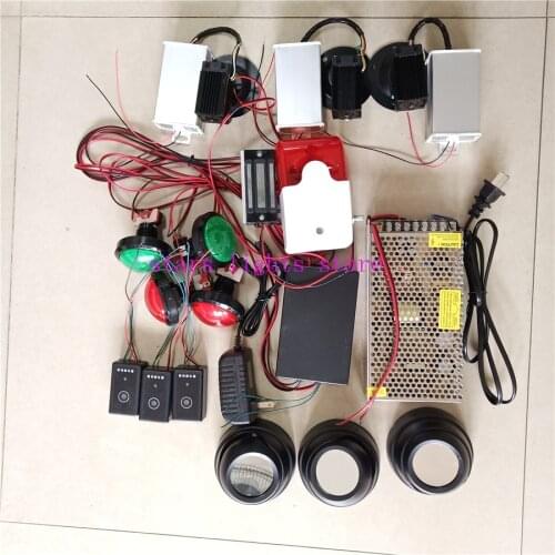 Green blue red laser game magic penetralium escape props Real green laser array chamber secret funny laser safe maze game