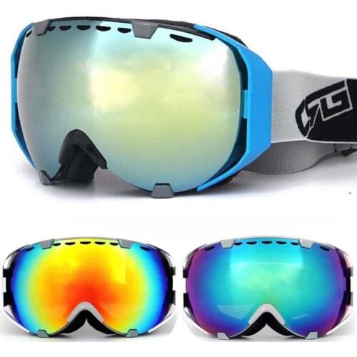 Winter Snowmobile Ski Goggles Double Lens UV400 Anti-Fog Sunglasses