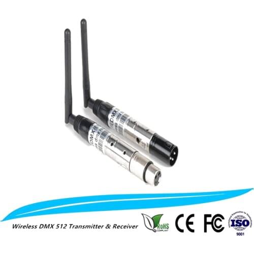 2PCS/LOT 2.4G Wireless DMX 512 Controller Transmitter And Receiver LED Stage Lighting Controller Antenna Receiver Transmitter