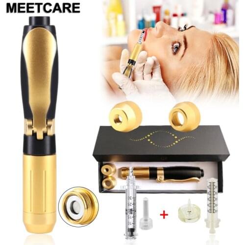 2in 1 High Pressure Hyaluronic Acid Pen for Lip Lifting Anti Wrinkle Hyaluron Pen High Density Meso Gun Atomizer Lip Injection
