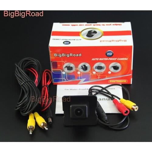 BigBigRoad Car Rear View Camera For Mercedes Benz M ML W164 / R W251 2006 2007 2008 2009 2010 2011 2012 2013 Night Vision
