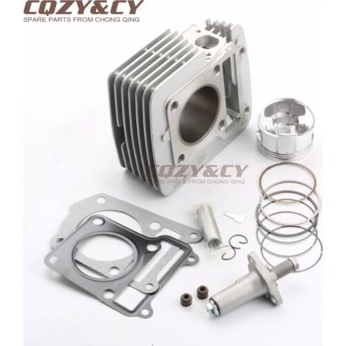 57.4MM Big Bore Cylinder Barrel & Piston Kit For PEUGEOT XPS 125cc Upgrade To 150cc & Tensioner 4T