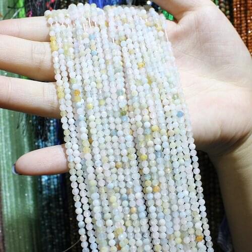 Natural stone 2-3mm cross-section loose beads Small yard bead garnet for jewelry making necklace DIY bracelet