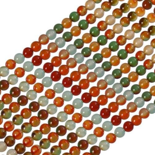 Natural malachite beads wholesale DIY handmade jewelry accessories beaded material semi - finished products