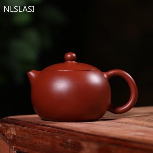 Chinese Yixing tea pot purple clay Xishi filter teapot beauty kettle Raw ore Handmade Tea set Customized gifts authentic