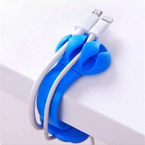 Creative Office Desk Edge Hub Folder Winder Wire CollectionFinishing Data Line Holder Data Line Manager