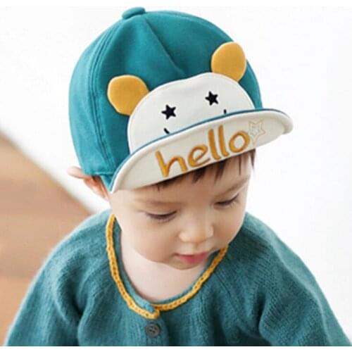 1 Piece Cute Cotton Star Infant Sun Summer Girls Boys Baby Hats Baseball Cap Kids Letter Toddlers