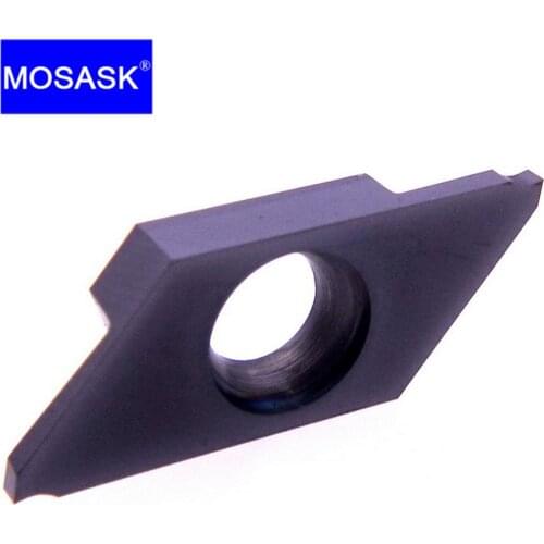 MOSASK CTP 10pcs CTPA FLN 1.5 1.0 2.0 ZP15 CNC Lathe Left Tool Small Parts Grooving Cut-Off Processing Tungsten Carbide Inserts