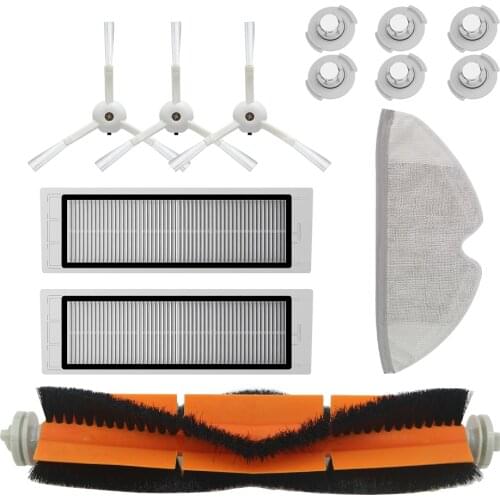 For Mi Robot S50 S51 Robot 2 Vacuum Cleaner Accessory Kit Mi Robots Vacuum Cleaner Parts Replacement
