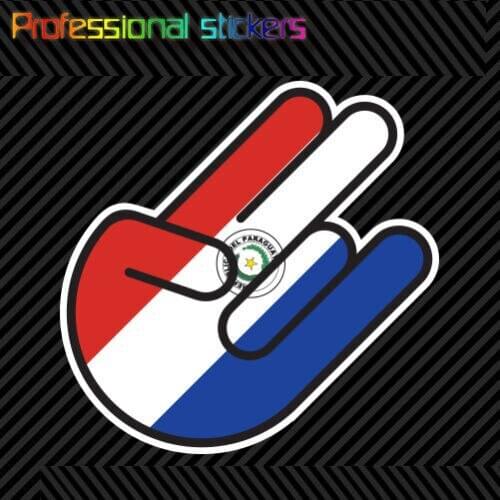 Paraguayan Shocker Sticker Die Cut Decal Self Adhesive Vinyl Paraguay PRY PY Stickers for Motos, Cars, Laptops, Phone