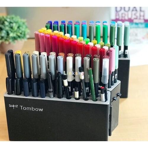 Tombow ABT Dual Water Brush pen & Fine Tip Pen,Professional Calligraphy Art Marker Pen,for Bullet Journaling Illustration design