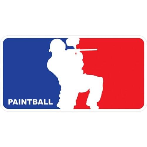 S40886# 10CM 13CM Funny Self-adhesive Decal Paintball Car Sticker Waterproof Auto Decors on Bumper Rear Window