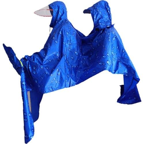 Waterproof Motorcycle Scooter Oxford Raincoat Cover Windproof DoubleRainCoat