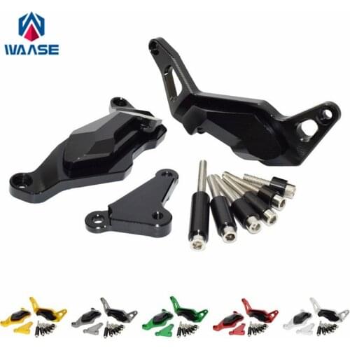 Waase For Kawasaki Ninja 250 400 Z250 Z400 2018 2019 2020 Engine Crash Guard Pad Frame Slider Falling Protector