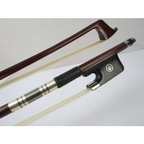 1pc brazilwood cello bow,strong Brazilian wood round Stick cello bow 4/4 #9652