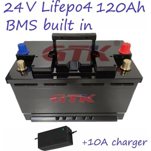 24V 120AH Lifepo4 Battery Pack Deep 2000 Cycle Long Life 3.2V Lithium Iron Phosphate Cell BMS Customized Made AKKU 8S
