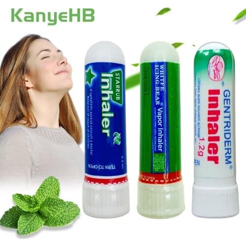 3 Different Types Rhinitis Mint Cream Nasal Essential Oils Refresh Nose Cold Cool Chinese Natural Herbal Ointment Nasal Inhaler