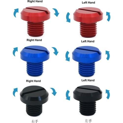 3Pcs Motorcycle M10X1.25 CNC Mirror Hole Plug Screw Aluminum for Honda Yamaha Suzuki Kawasaki BMW Triumph Aprilia Ducati