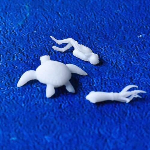 3D Forest Landscape Tortoise Squid Diver Mould DIY Crystal Epoxy Resin Jewelry Fillings Accessory Charms Handmade Stuff Craft