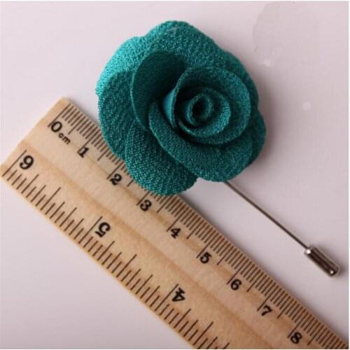 5Pcs/Lot Best Man Groom Boutonniere Cloth Rose Flower men buttonhole Wedding Party Prom Man Suit Corsage Pin Brooch