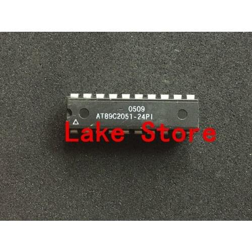 5 unids/lote AT89C2051-24PU AT89C2051-24PI AT89C2051-24PC AT89C2051 DIP-20