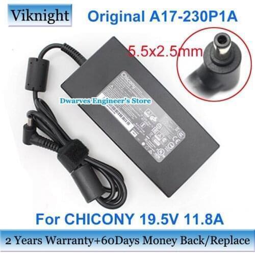 A17-230P1A For GIGABYTE AERO 17 15 15S OLED XB 15-X8 RP77 AERO 15-Y9-4K80P 15-X9-RT4K5MP GAMING Laptop Charger GK5CQ7Z GK7CP0S