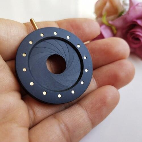 50pcs 1.5mm to 25mm Adjustable Zoom Iris Diaphragm Aperture Condenser Digital Camera Lens Microscope Adapter with 14 Blades