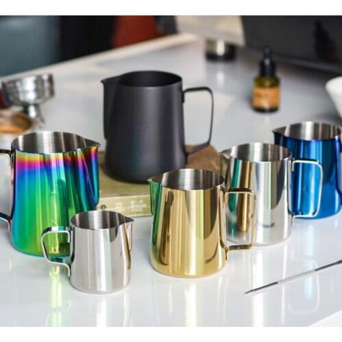 Stainless Steel Milk Frothing Pitcher Espresso Coffee Barista Craft Latte Cup Cappuccino Milk Jug Cream Frother Pitcher Maker