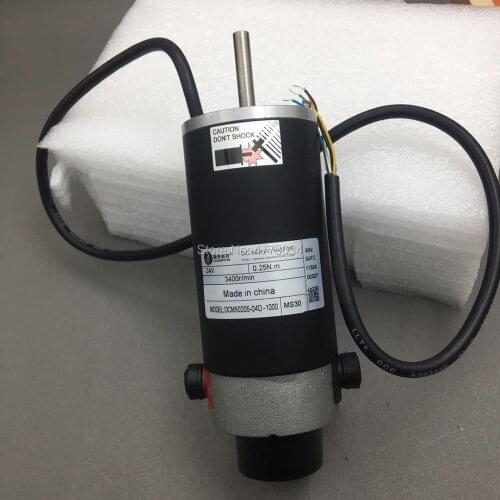 Leadshine 24V 3400r/min DCM50205-04D-1000 DC servo motor for large format inkjet printer spare parts