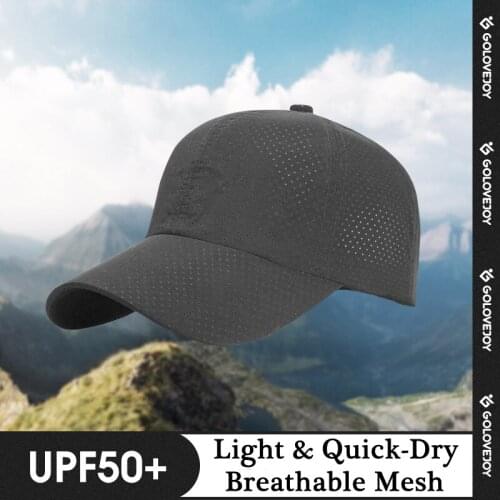 Summer Baseball Cap Mesh Breathable Sun Caps Man Peaked Cap Sunscreen Quick-drying Headgear Fishing Leisure Woman Sun Visor