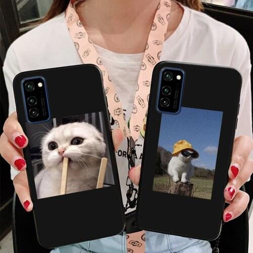 Cute Cats Case For Huawei Y5P Y6P Y6 Y7 Y9 Prime 2019 P20 P30 P40 Lite E Honor 10i 8X 9S 9A 10 20 9 Lite Pro Soft Silicon Case