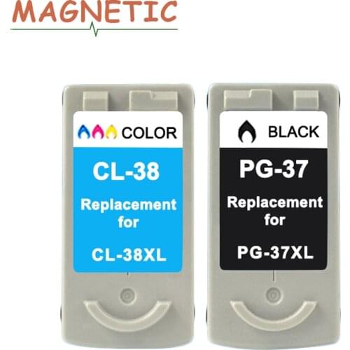 NEW Ink Cartridge for Canon PG37 CL38 PG 37 CL 38 PIXMA MP140 MP190 MP210 MP220 MP420 IP1800 IP2600 MX300 MX310 Printer