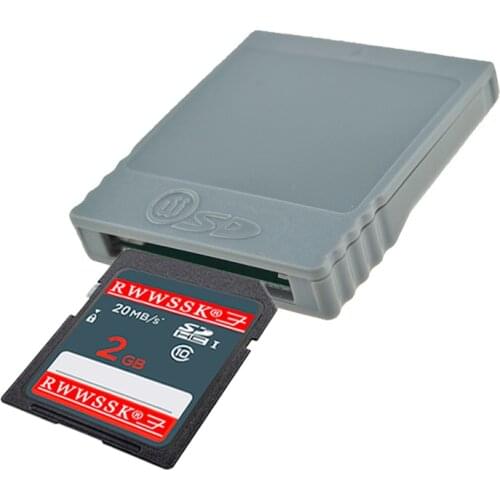 SD card to WIISD Memory Card adapter For Nintend Wii Adaptor Converter Adapter Reader For Wii GC GameCube