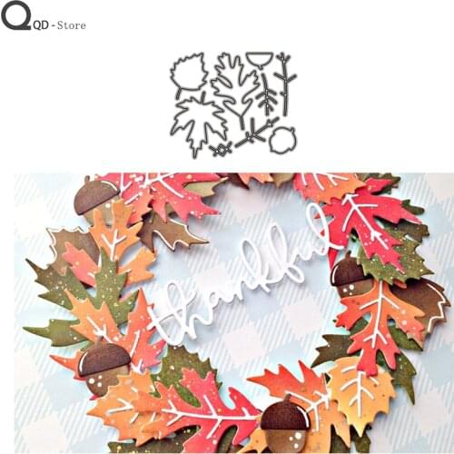 Maple Leaf Model Cutting Dies New Dies Scrapbooking Mold Cut Childrens Handmade Tools DIY Craft Decoration Metal Cutting Dies