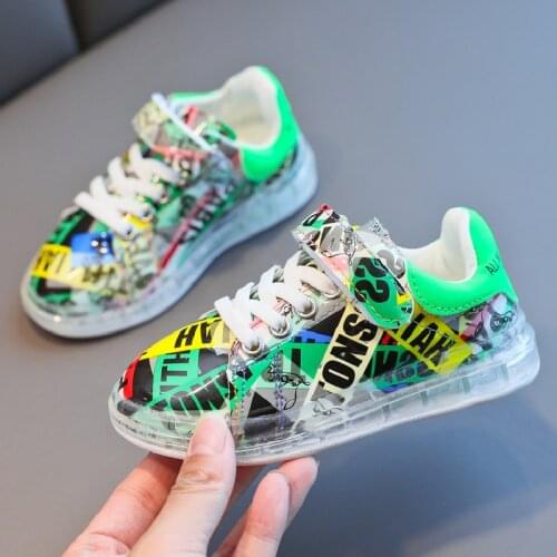 Colorful Kids Shoes Children Sneakers Child Sneakers 2020 Autumn Boys Sports Running Shoes Baby Girls Soft Walking Sneaker Shoes