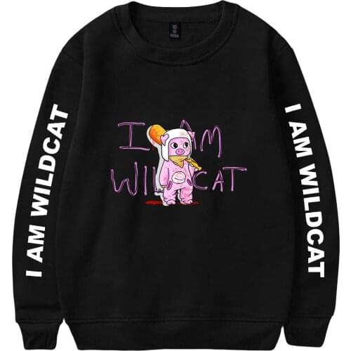 I Am Wildcat Crewneck Sweatshirts Women Men Long Sleeve Sweatshirts Hot Sale Casual Streetwear Clothes