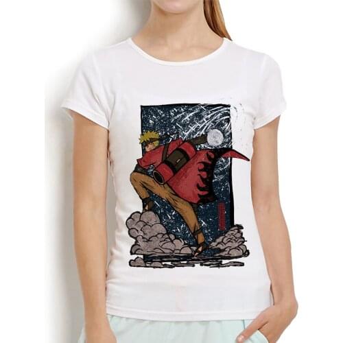 Uzumaki Shinobi funny Japan anime t shirt women summer new casual short sleeve tshirt femme cute streetwear t-shirt