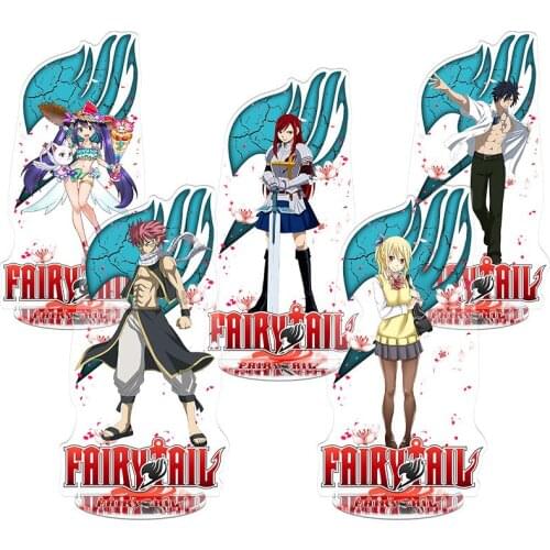 The Final Chapter FAIRY TAIL Action Figure Cosplay Anime Toys Etherious Natsu Dragneel Acrylic Stand Model Dolls