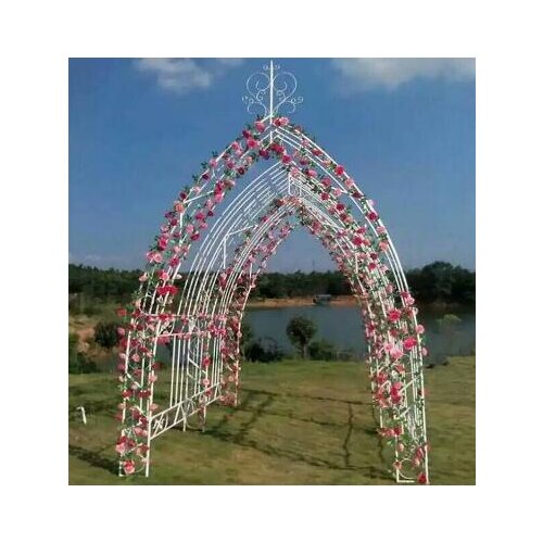 Wedding iron arch ceremony ceremony pavilion wedding outdoor arch European lawn arch wedding props wedding climbing rack