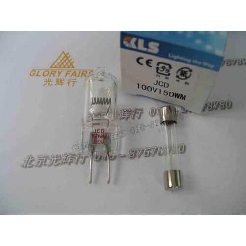 2pcs/lot,KLS JCD 150WM 100V,100V 150W halogen lamp,100V150W CS-15 slide projector,JCD 100V150WM ESY bulb
