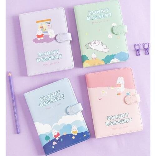Yisuremia 96 Sheet Kawaii Rabbit Journal Agenda 2021 Planner Notebook Schedule Diary Scrapbook Notepads School Office Stationery