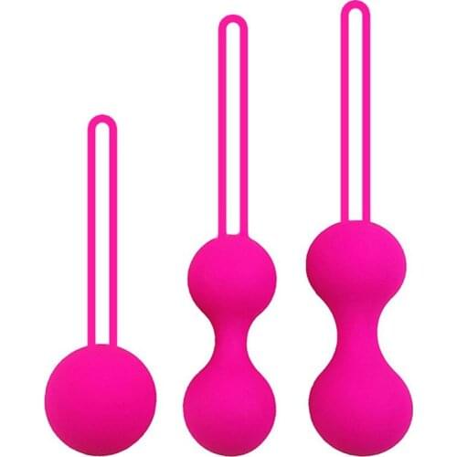 Safe Silicone Smart Ball Vibrator Kegel Ball Ben Wa Ball Vagina Tighten Exercise Machine Vaginal Geisha Ball Sex Toy for Women