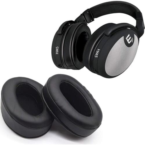 Brainwavz Ear Pads For AKG 701 Q701 For Audio Technica ATH-M50 Replacement Memory Foam Earpad & Fits Many Headphones Black Eh