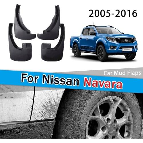 For Nissan Navara Frontier Brute D40 2005-2016 Front Rear Car Mudflap Mud Flaps Guard Splash Flap Mudguards Accessories